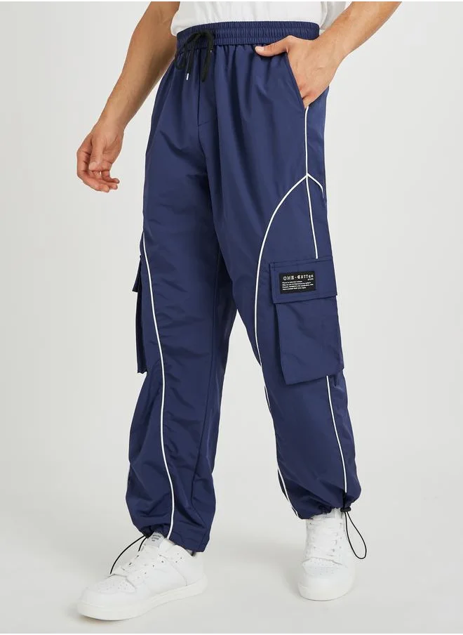 ستايلي Styli Relaxed Fit Open Hem Cargo Jogger