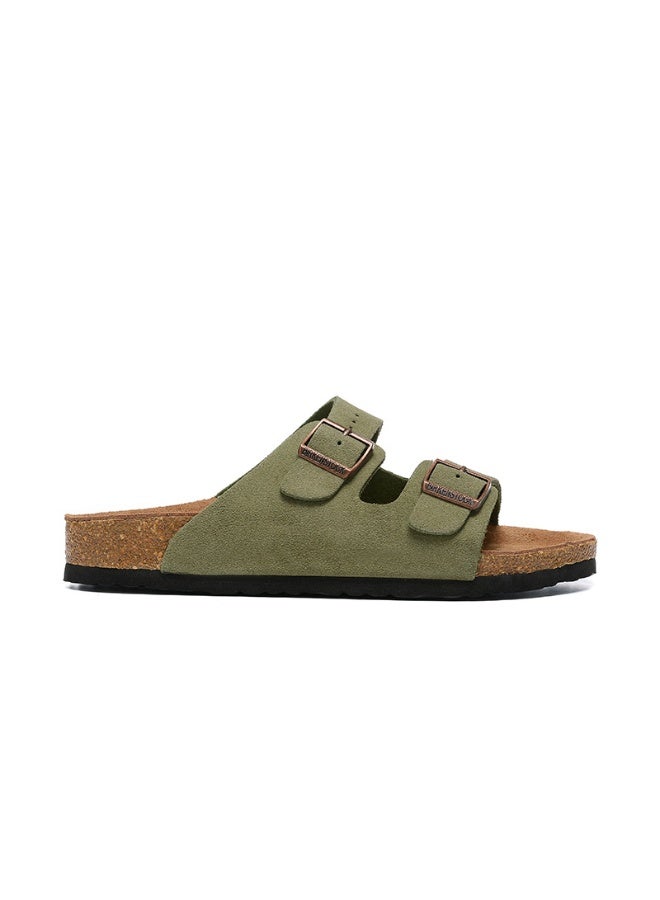 Birkenstock Style Double Buckle Casual Slides - Image 2