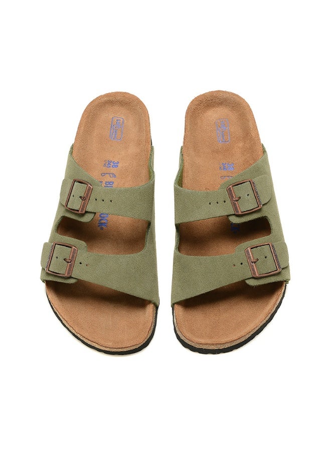 Birkenstock Style Double Buckle Casual Slides - Image 3