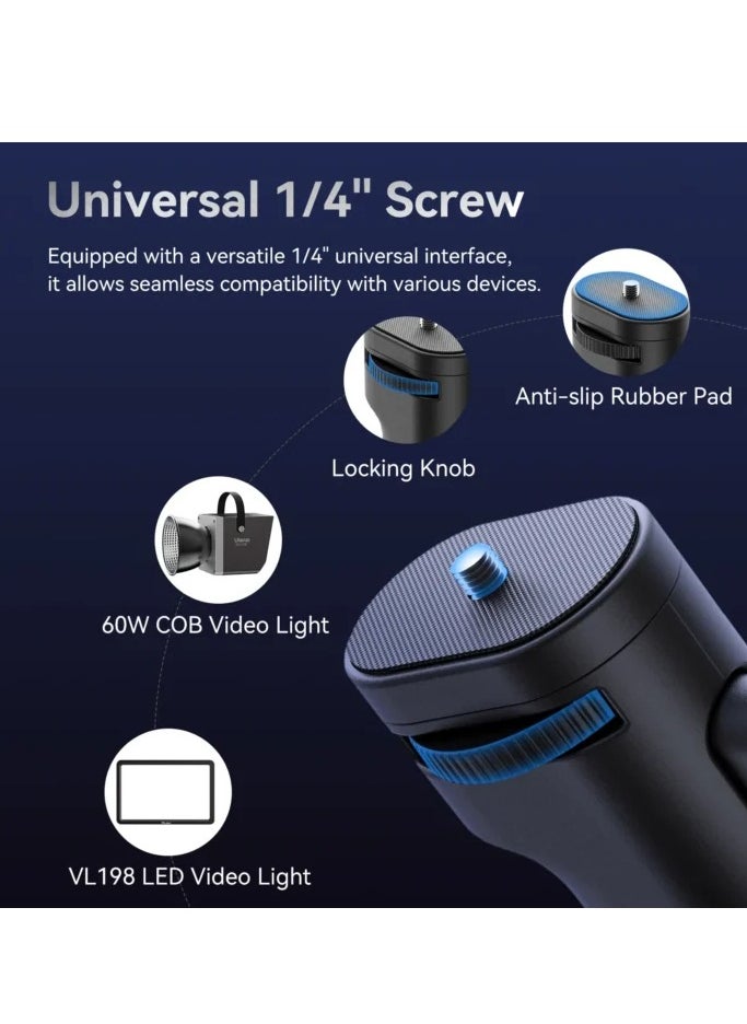 Ulanzi Ulanzi LA03 Universal Light Stand Adapter with Pistol Handle Grip  - Image 5