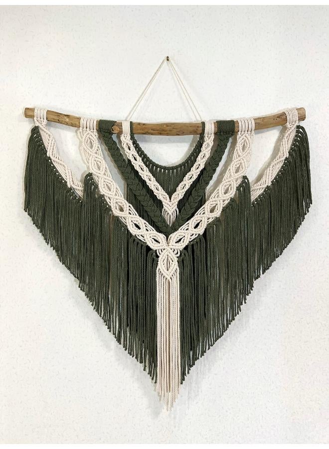 انتيكيانو مكرمية معلقة على الحائط، على الطراز البوهيمي - Image 1