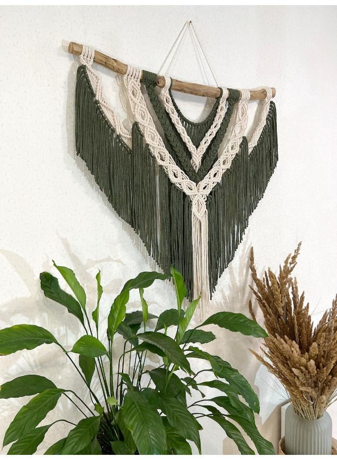 انتيكيانو مكرمية معلقة على الحائط، على الطراز البوهيمي - Image 2