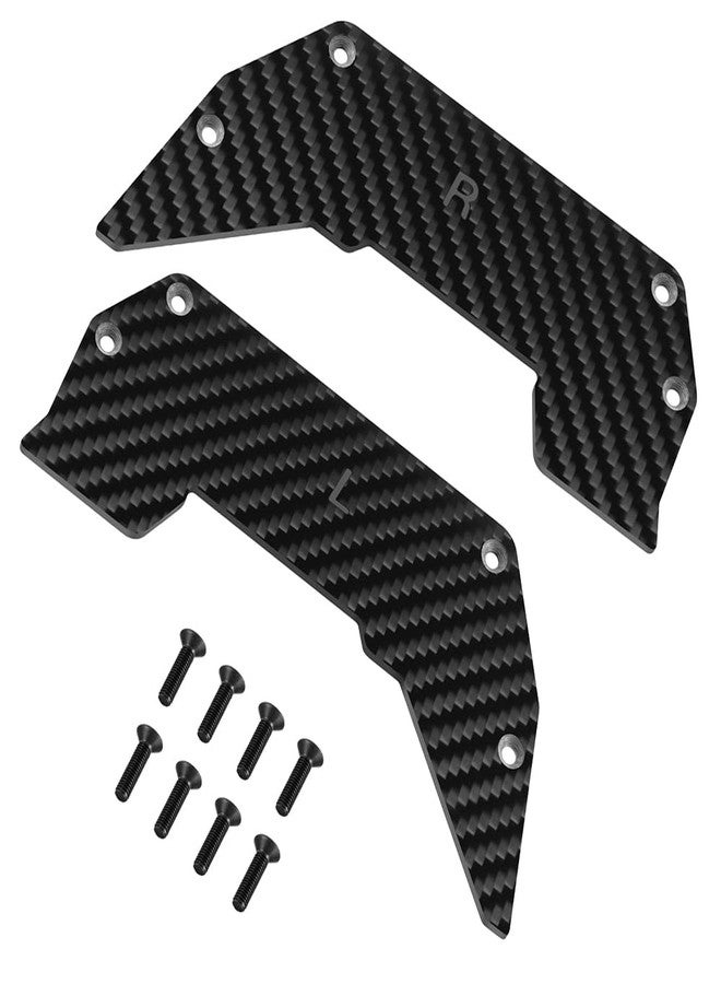 MOHERO 1/7 Infraction 6S BLX V2 Air Dam Diffuser Wheel Covers, Carbon Fiber, Pack of 2 - Image 1