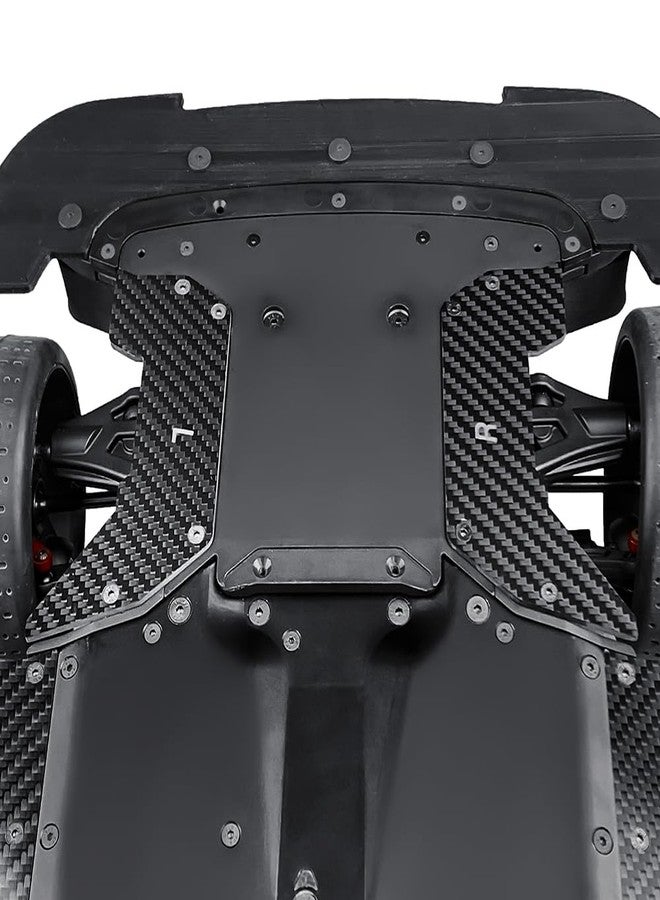 MOHERO 1/7 Infraction 6S BLX V2 Air Dam Diffuser Wheel Covers, Carbon Fiber, Pack of 2 - Image 2
