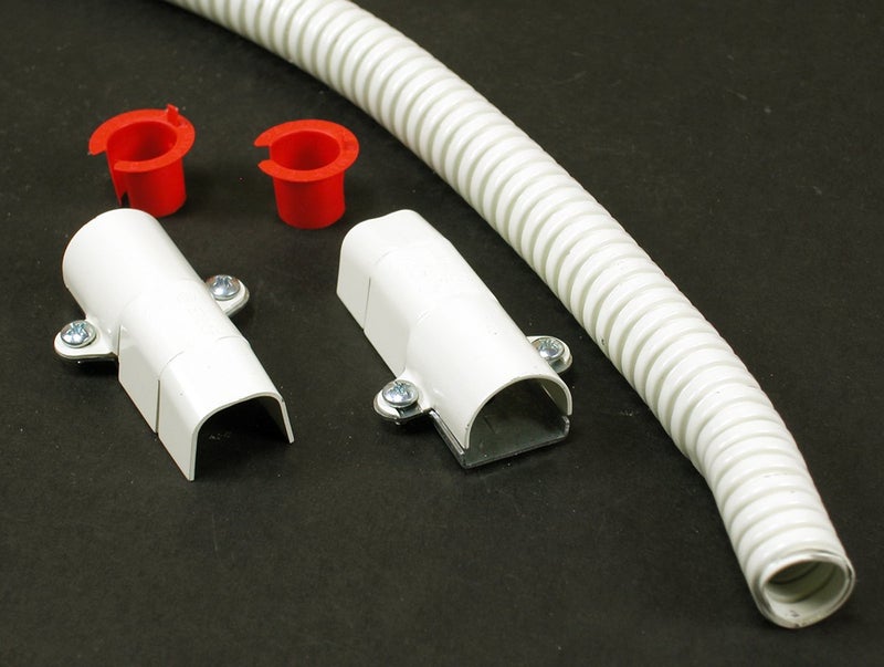 WIREMOLD Legrand Wiremold V5700F Metal Raceway for Extending Power, 500 and 700 Series, Flexible Section, Ivory (1 Pack) - Image 2