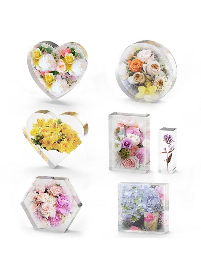 Diy Crystal Drip Silicone Mold Round Hexagonal Display Stand Bookshelf Silicone Mold Recommended Use Kitchen Utensils-Specifications:Large Round Body Mold - Image 3