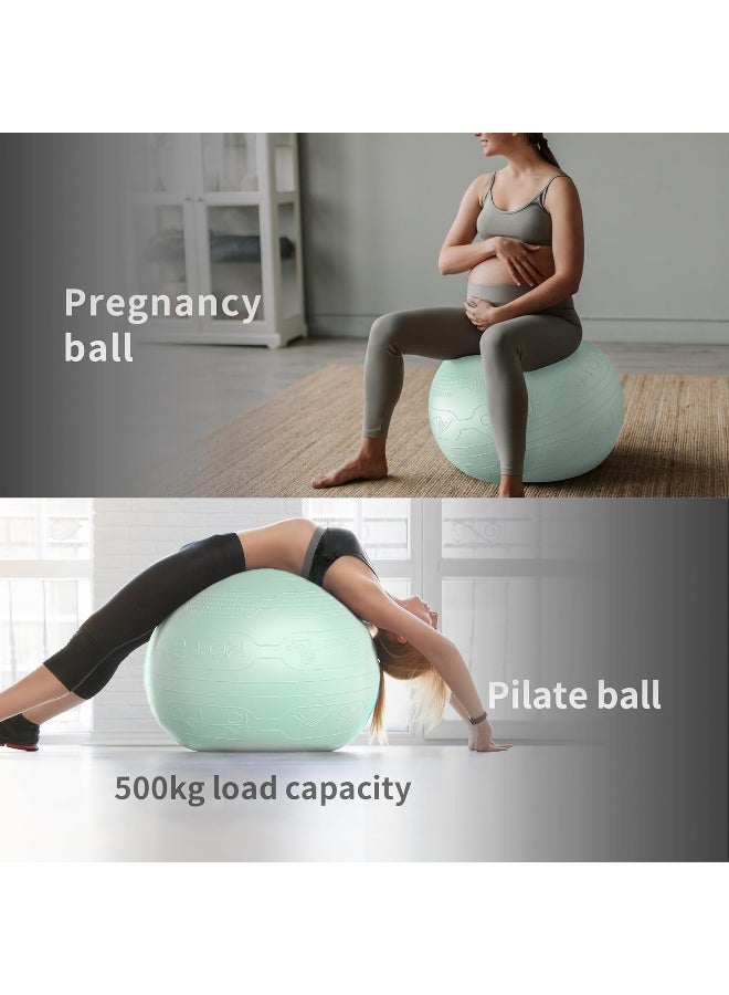 PROIRON Exercise Ball Anti-Burst Yoga Ball Chair with Quick Pump Slip Resistant Gym Ball - Image 5