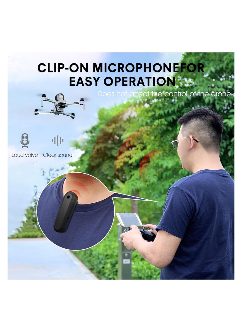 SYOSI - Drone Wireless Mini Speaker, Universal Drone Megaphone, for Mini 4 Pro/Mavic 3 Pro/Air 3/2S Series, Compatible with RC Car Portable Drone Loudspeaker, Drone Mounted Voice Amplifier - Image 1