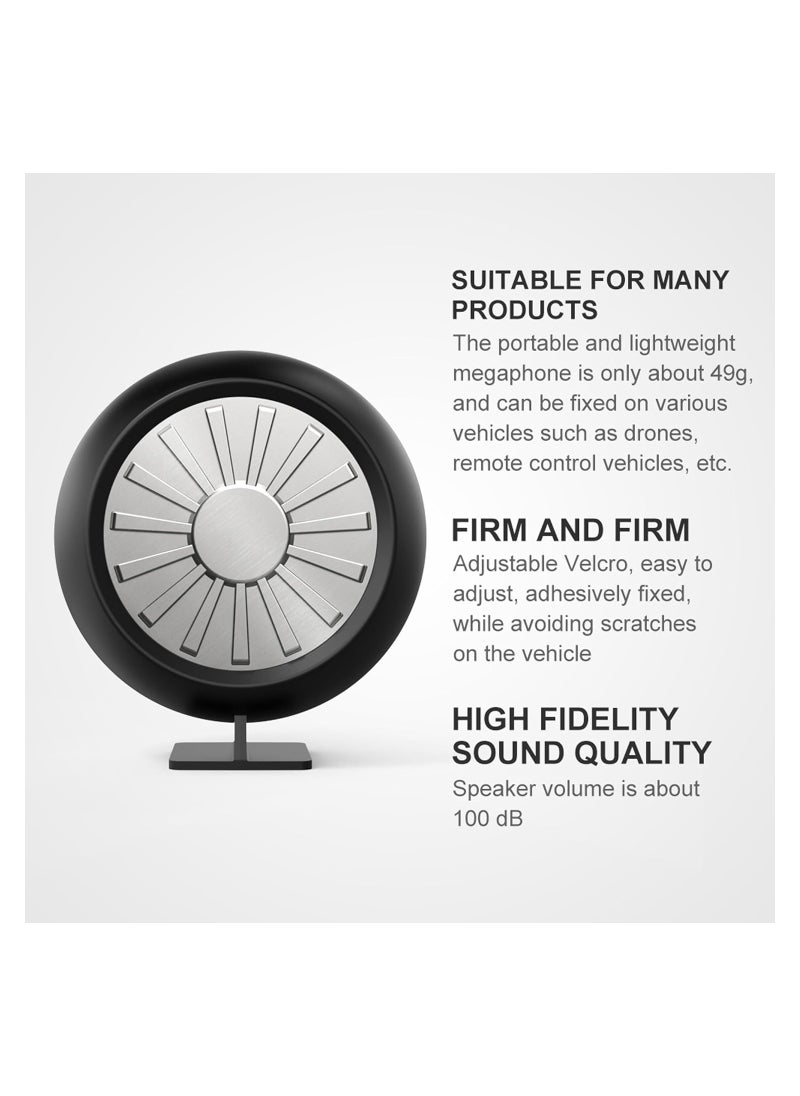 SYOSI - Drone Wireless Mini Speaker, Universal Drone Megaphone, for Mini 4 Pro/Mavic 3 Pro/Air 3/2S Series, Compatible with RC Car Portable Drone Loudspeaker, Drone Mounted Voice Amplifier - Image 1