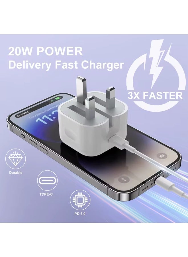 20W USB-C Power Adapter White - Image 5