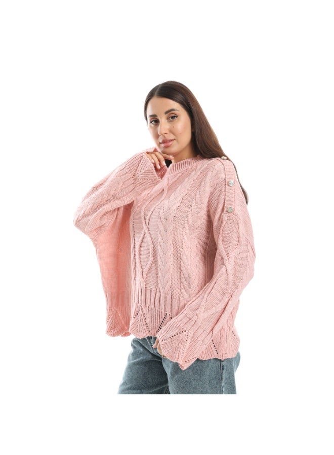 Coctail 17439-pullover-Rose - Image 2