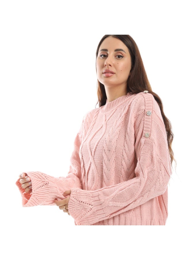 Coctail 17439-pullover-Rose - Image 4
