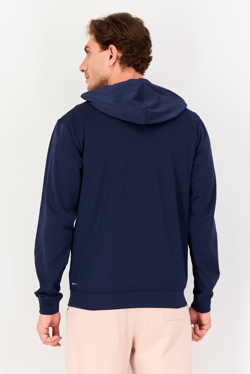 PUMA Men Sportswear Fit Long Sleeve Training Hoodie, Navy - Image 2
