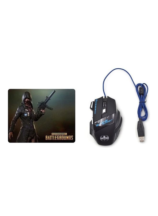 NIBEMINENT Gaming Mouse With Pubg Pad - Image 1