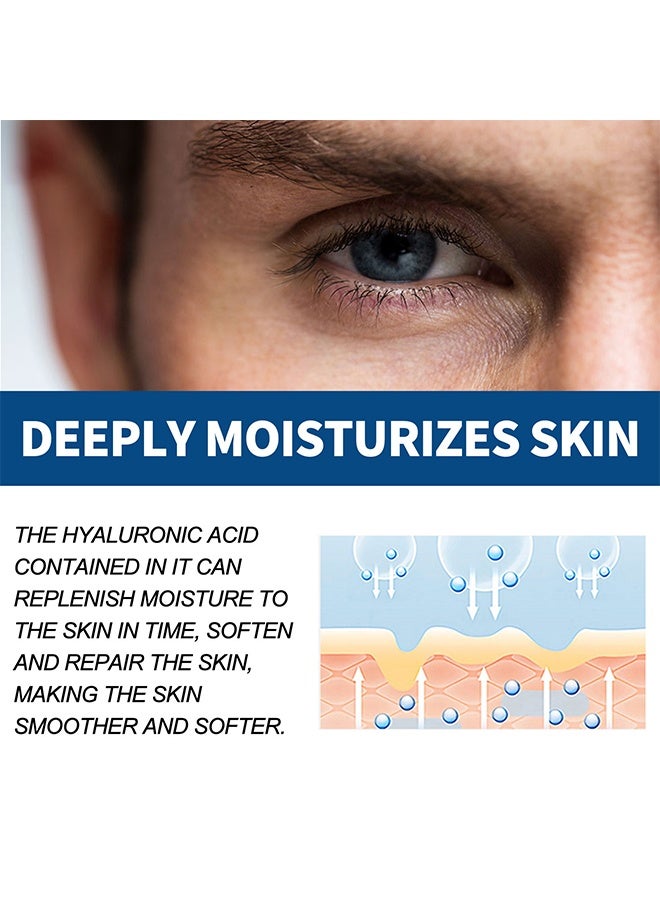 East Moon Men's AgeRevive Collagen Cream, Fade Fine Lines, Tighten Skin, Age Rewind Wrinkles Smoothing Gel, Day And Night Skin Care Moisturizing And Tightening Lotion 30G - Image 5