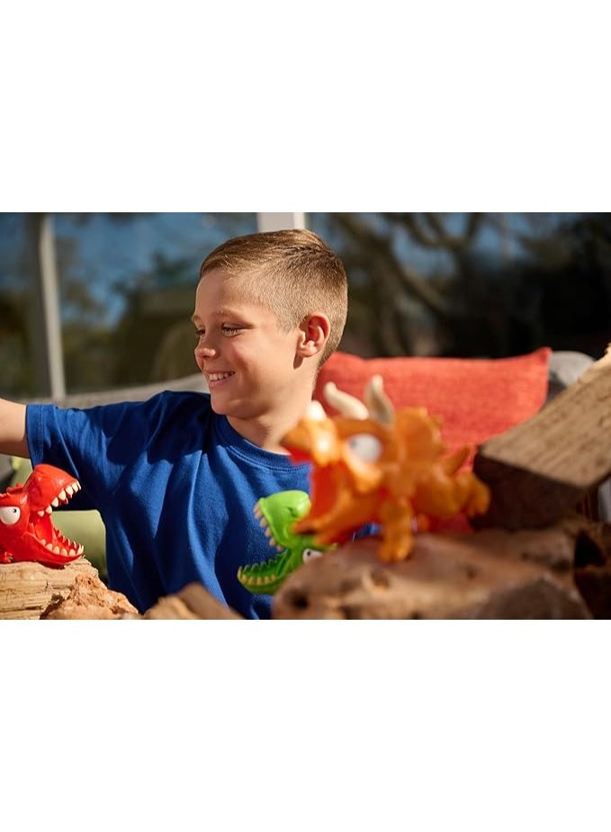 ZURU Smashers Dino Island Mini T-Rex Battles Playset (Red Dino) by ZURU Boys Dinosaur Battling Toys Shoots Fires Collectible Surprise Unboxing Skull - Image 2