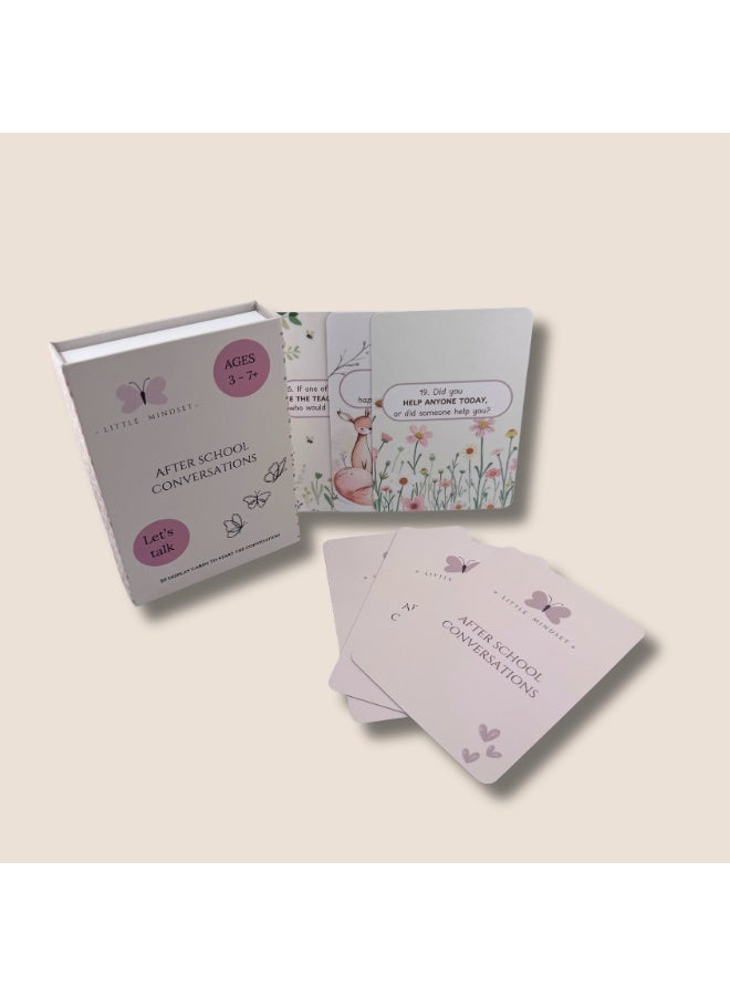 Little Mindset - After School Conversation Flashcards - Image 2