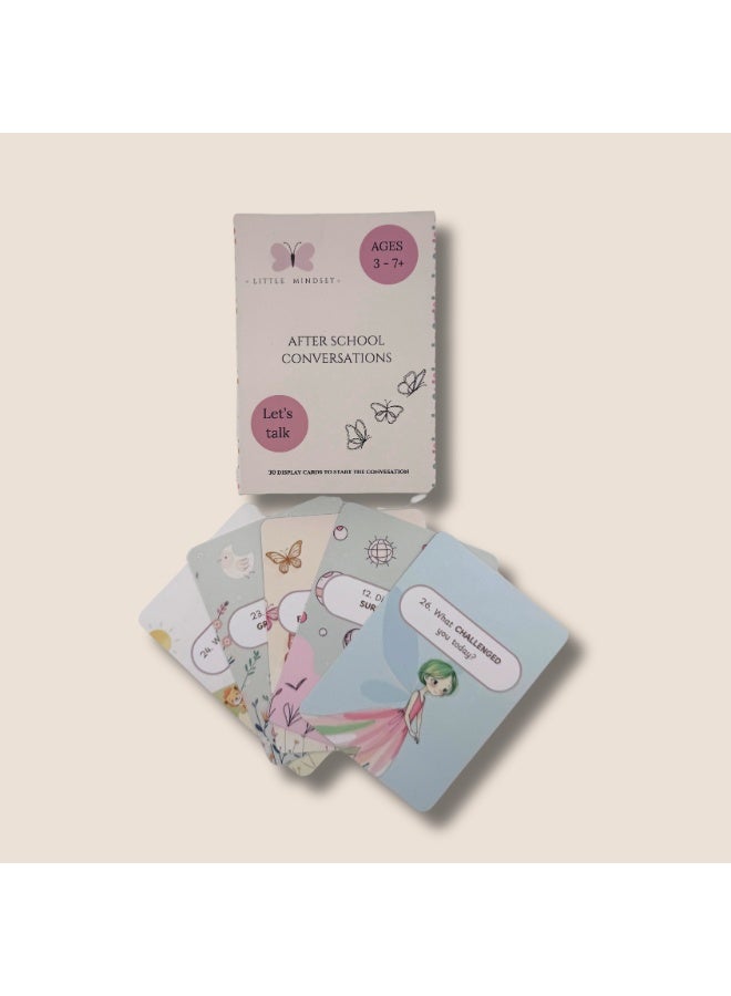 Little Mindset - After School Conversation Flashcards - Image 1
