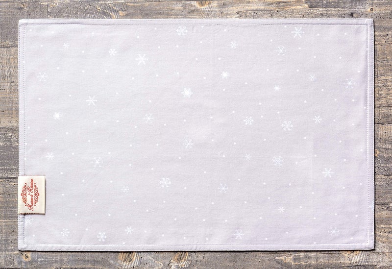 Maison d' Hermine Maison d' Hermine Cloth Placemat 100% Cotton Set of 4 Decorative Washable Place Mats Table Placemat  Dining  Kitchen  Parties & Camping  Fairy Christmas - Thanksgiving/Christmas  - Image 3