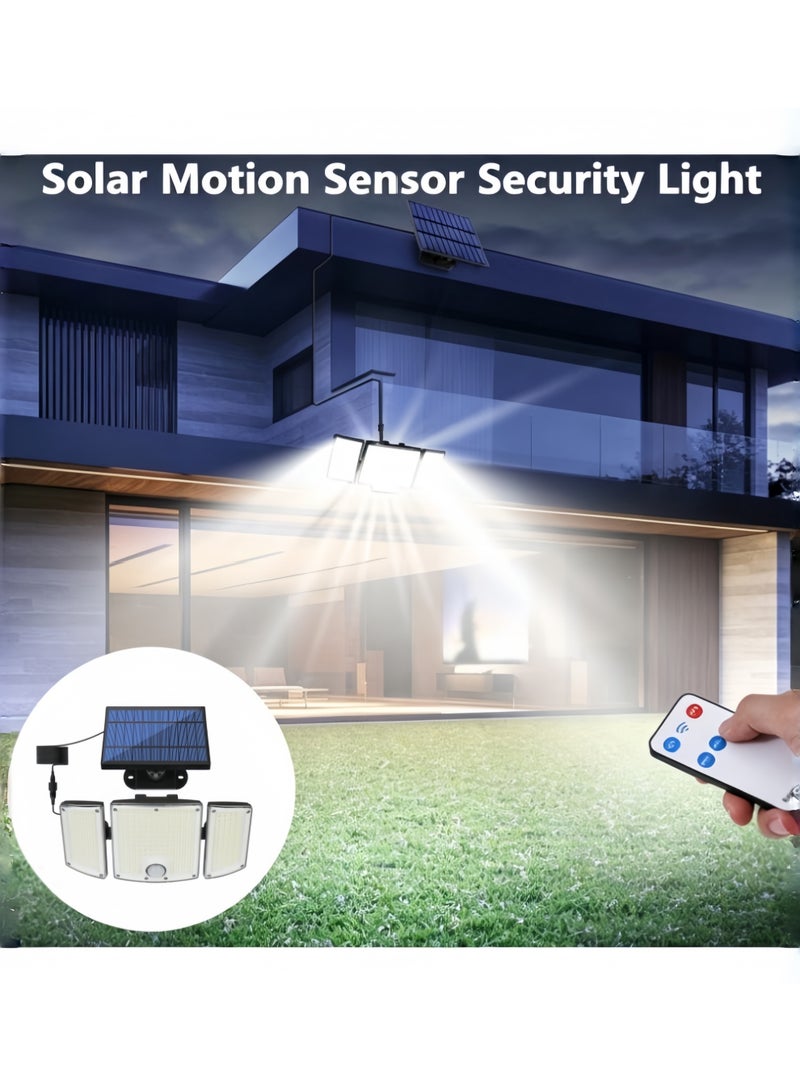 Solar Lights Outdoor, Motion Sensor Outdoor Lights， Solar Panel,Solar wall sconce,Remote Solar Led Light Waterproof,278 LED solar outdoor light with motion sensor, adjustable angle, yard garden solar wall sconce with 5M cable and remote control - Image 3
