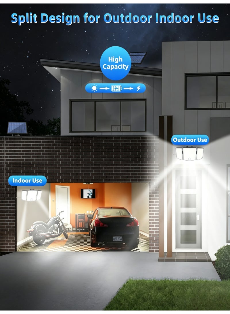 Solar Lights Outdoor, Motion Sensor Outdoor Lights， Solar Panel,Solar wall sconce,Remote Solar Led Light Waterproof,278 LED solar outdoor light with motion sensor, adjustable angle, yard garden solar wall sconce with 5M cable and remote control - Image 4
