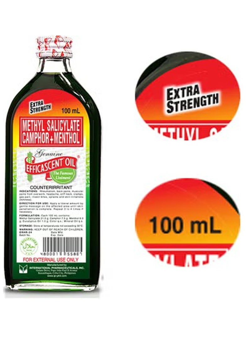جينيون زيت ميثيل ساليسيلات الكافور المنثول الأصلي بقوة إضافية 100 مل - Image 2