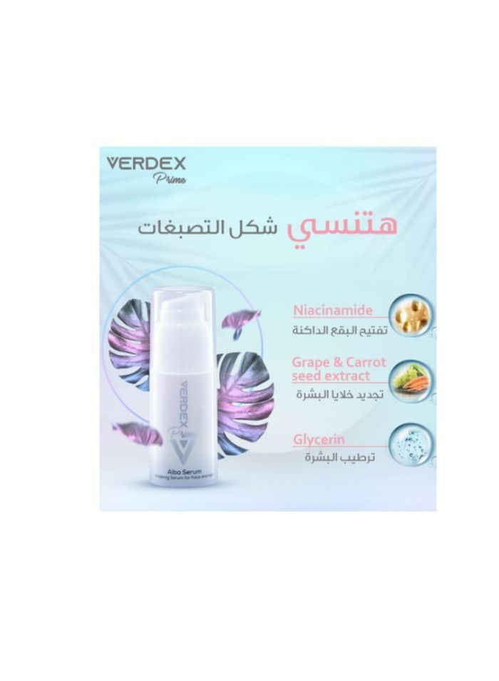 Verdex Alba Whitening Serum For Face & Neck 30ml - Image 4