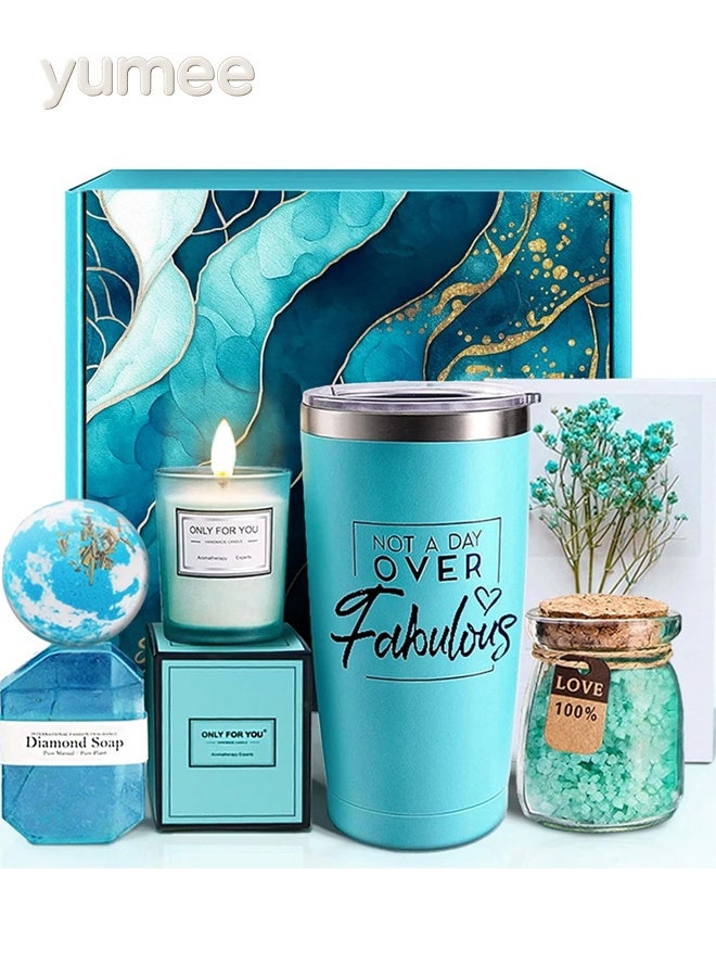 yumee New Year Gifts for Women Spa Gift Set for Ladies 7PCS Spa Gift Basket Set with Gift Box Unique Birthday - Image 1