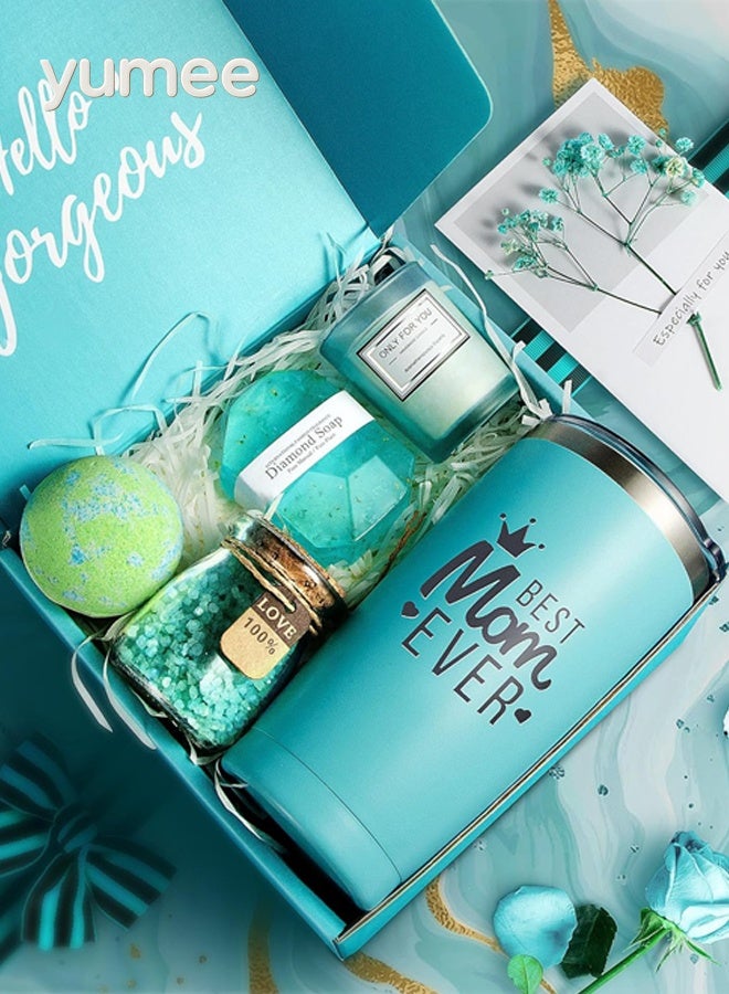 yumee New Year Gifts for Women Spa Gift Set for Ladies 7PCS Spa Gift Basket Set with Gift Box Unique Birthday - Image 2