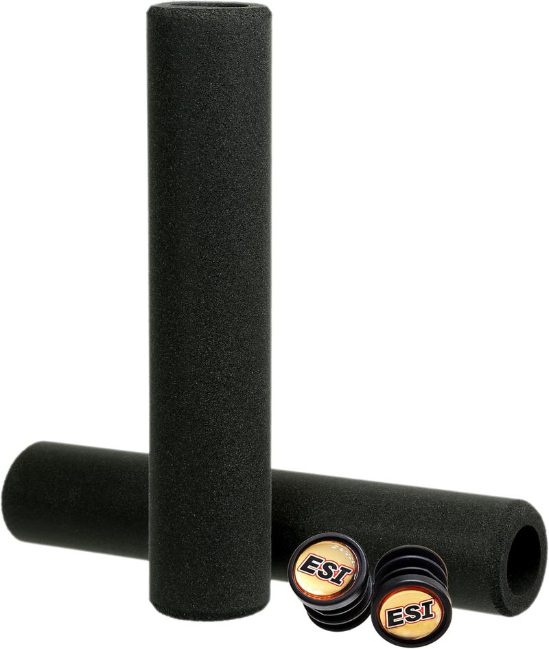 ESI Grips Racers Edge MTB Grip - Black Silicone Handlebar Grips for Mountain Bikes - Image 1