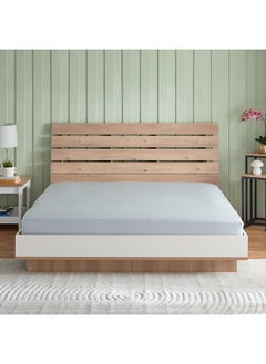 Home Box Essential Solid Cotton King Fitted Sheet 210 x 25 x 180 cm  - Image 2