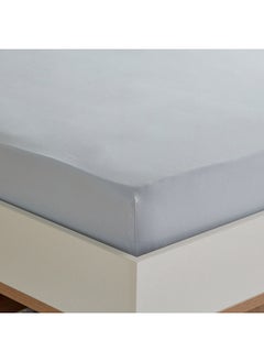 Home Box Essential Solid Cotton King Fitted Sheet 210 x 25 x 180 cm  - Image 4