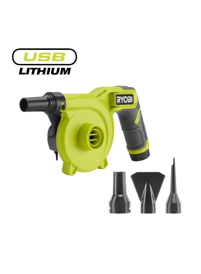 RYOBI Tools Ryobi 4V Usb Lithium Cordless High Volume Inflator, Bare Tool - Image 1