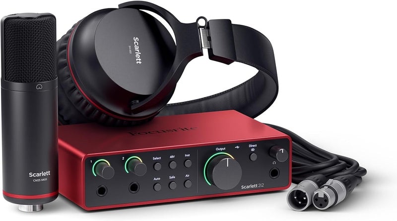Focusrite Scarlett 2i2 Studio 4th Gen Audio Interface Bundle - Image 1