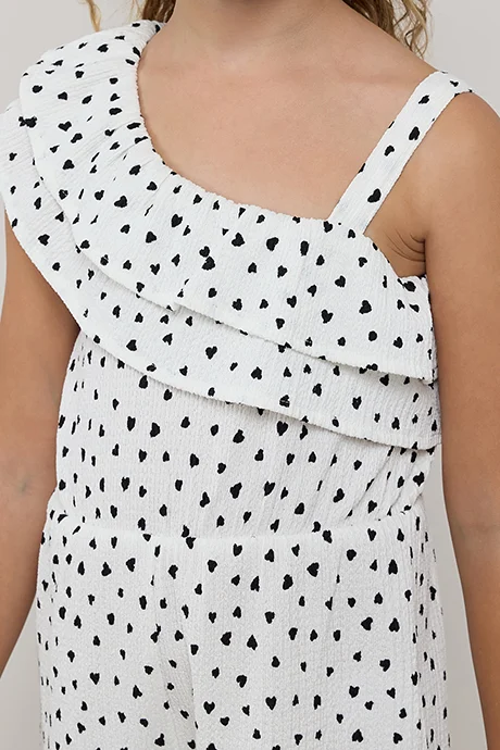أر أند بي Printed Sleeveless Romper