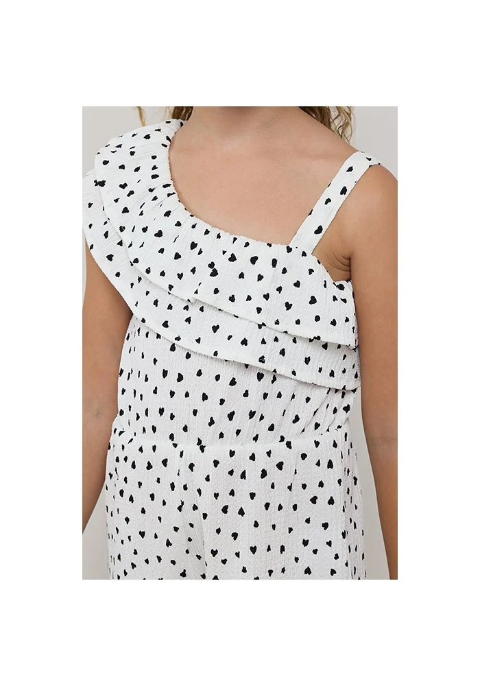 أر أند بي Printed Sleeveless Romper