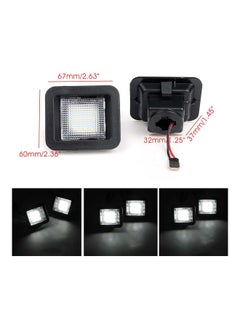 NIBEMINENT 2-Piece LED License Plate Light For Ford F150 (2015-2018)  - Image 2