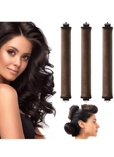 Flexi Rods with Hook, Versatile Curling Tool for All Hair Types, No Heat Curls Overnight