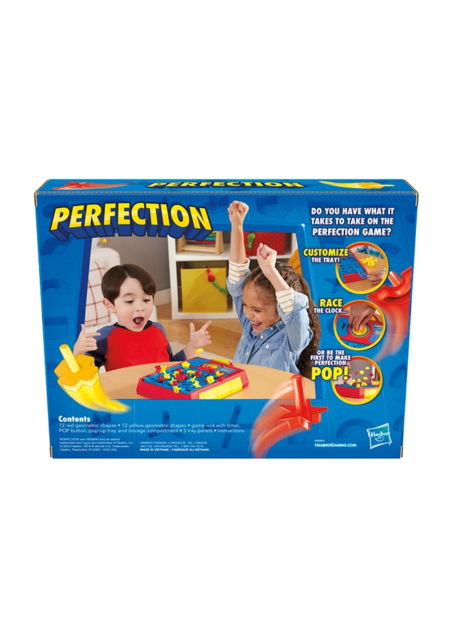 HASBRO - GAMING - Perfection Game - Pop-Up Shape Matching Fun, Single & Multi-Player Modes, Over 250 Customizable Tray Combinations, Memory Game for Kids Ages 5+ - Image 1