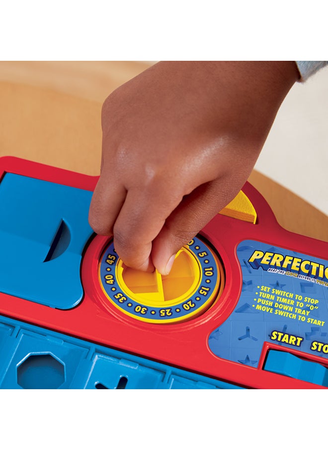 HASBRO - GAMING - Perfection Game - Pop-Up Shape Matching Fun, Single & Multi-Player Modes, Over 250 Customizable Tray Combinations, Memory Game for Kids Ages 5+ - Image 1