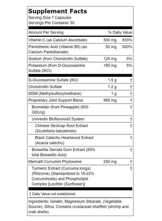 Lindberg Ultrajoint 210 Capsules A Comprehensive Tripleaction Joint Formula - Image 3