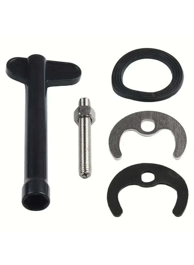 Kitchen Sink Monobloc Mixer Tap Fixing Kit With Wrench Plate Bolt Washer 1 Set Metal Plastic - Image 4
