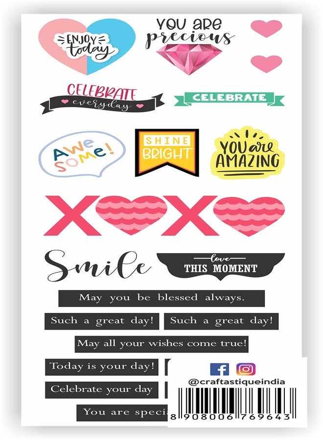 Craftastique Scrapbooking Birthday Elements & Tags Sheets,Multicolour (4 Sheets) - Image 5