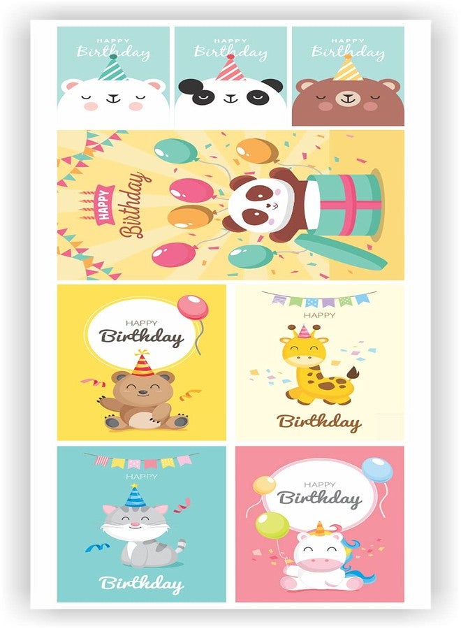 Craftastique Scrapbooking Birthday Elements & Tags Sheets,Multicolour (4 Sheets) - Image 4