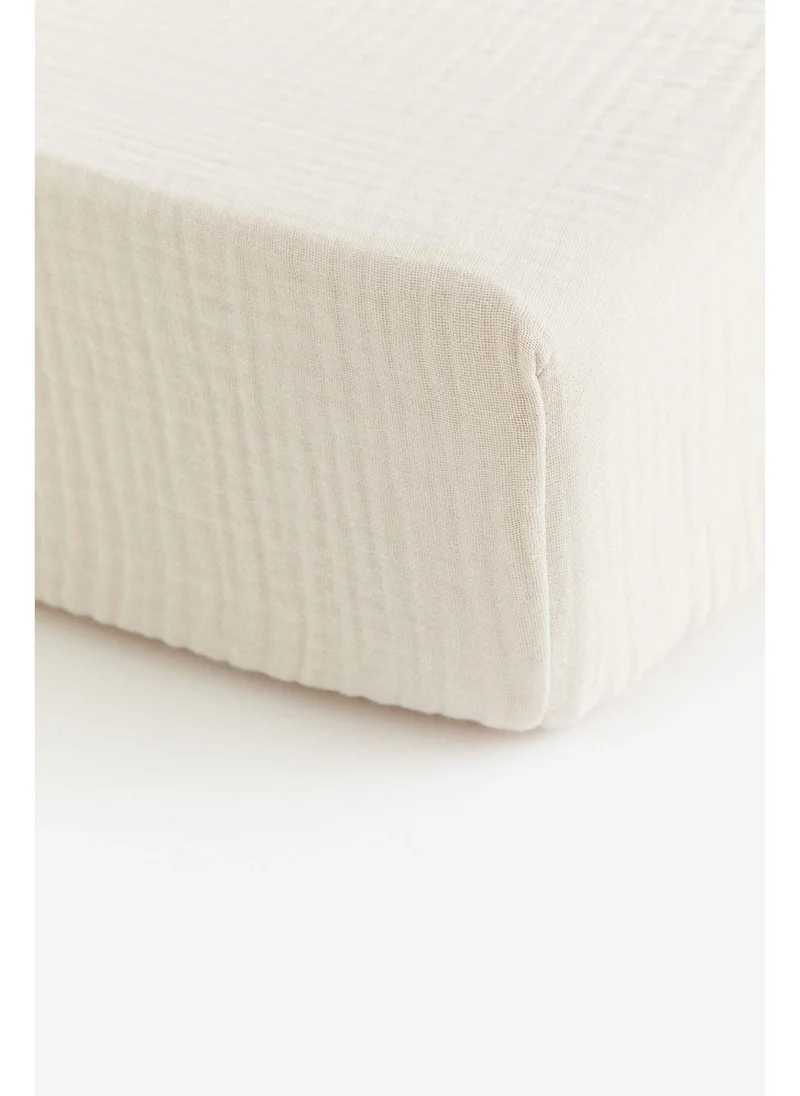 H&M Muslin cot fitted sheet