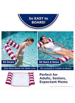Arabest Aqua 4-in-1 Monterey Hammock Pool Float & Water Hammocks – Multipacks for Adults and Kids - Various Colors/Styles  - Image 3