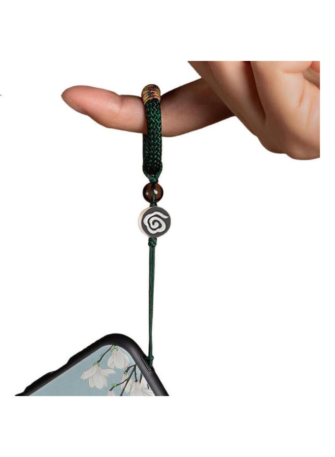 Sehan Shihan, Mobile Phone Accessories, Ring Strap, Creative Pendant, Simple Car Keychain, Vintage-Style Phone Lanyard, Short Usb Pendant, Women'S And Men'S Braided Ring, Key Anti-Loss Hanging Ornament - Image 2