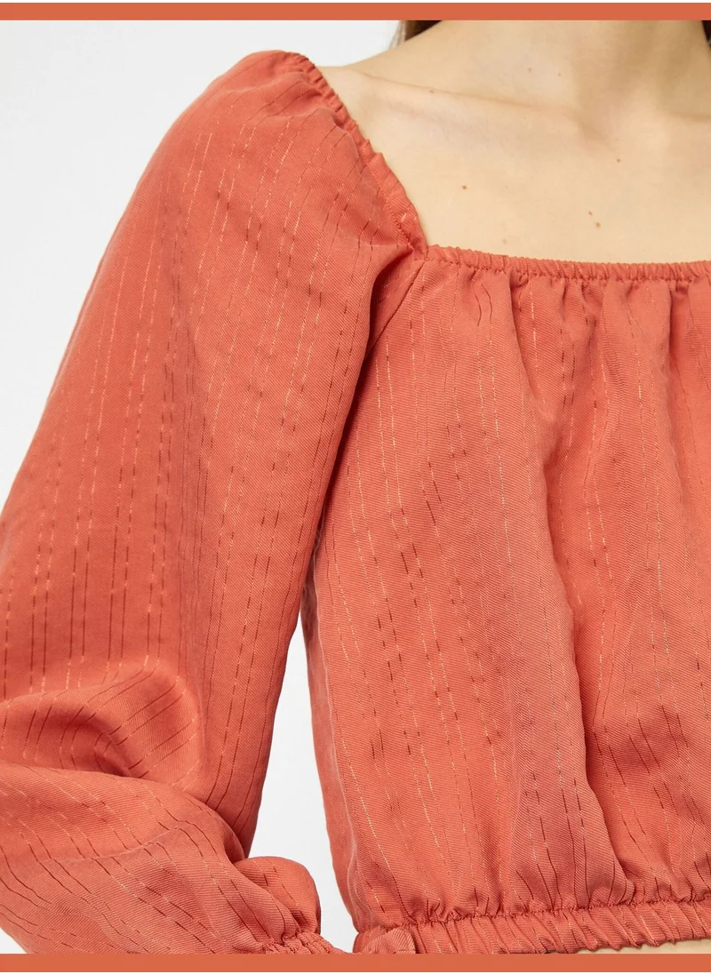 KOTON Frill Detailed Blouse