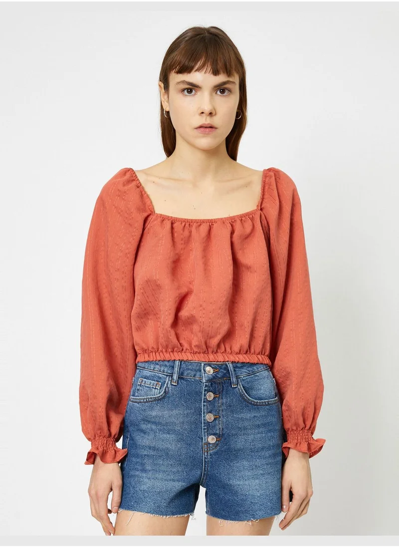 KOTON Frill Detailed Blouse
