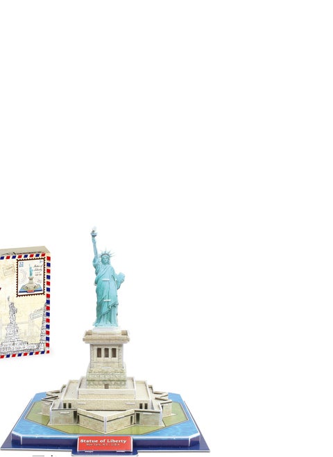3d model World architecture stereo jigsaw Statue of Liberty